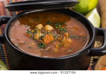 Moroccan Traditional Soup - Harira, The Traditional Berber Soup Of Morocco