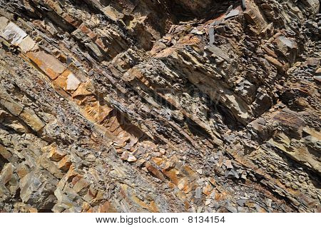 Struttura di pietra rottura.