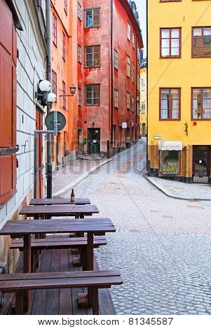 Stockholm. Sweden. Gamla Stan. Early morning