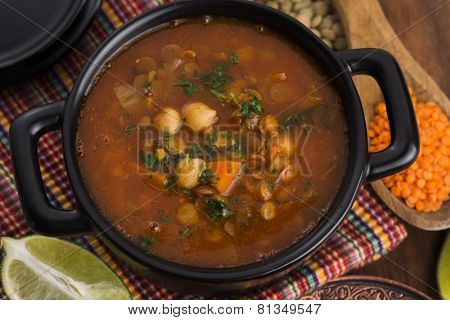 Moroccan Traditional Soup - Harira, The Traditional Berber Soup Of Morocco