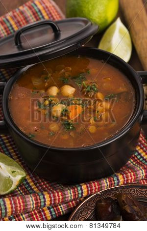 Moroccan Traditional Soup - Harira, The Traditional Berber Soup Of Morocco