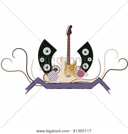 Abstract Guitar
