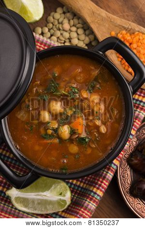 Moroccan Traditional Soup - Harira, The Traditional Berber Soup Of Morocco