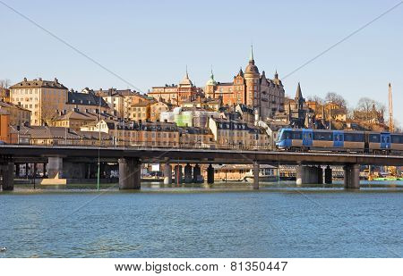 Stockholm. Sweden. Subway train
