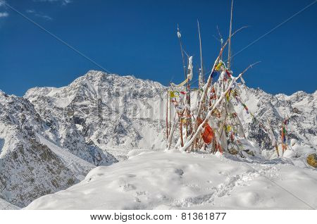 Prayer Flags In Himalayas