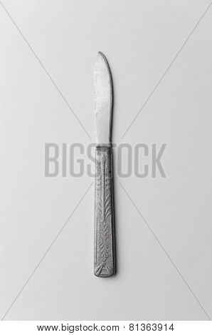 Silver Metal Knife
