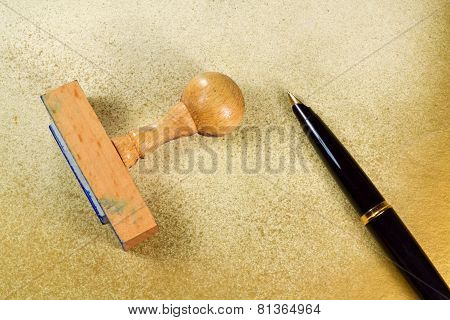 Stamp And Pen B