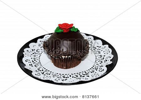 Cupcake, berendezett fondü jegesedés