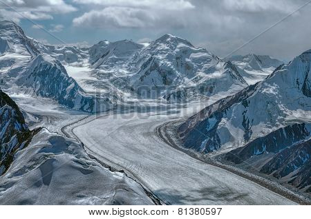Fedchenko Glacier In Tajikistan