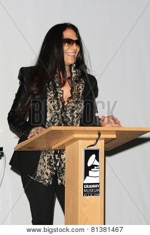 LOS ANGELES - JAN 28: Sheila E at the 30th Anniversary of 'We Are The World' at The GRAMMY Museum on January 28, 2015 in Los Angeles, California