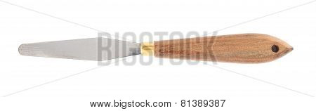 Palette knife spatula isolated