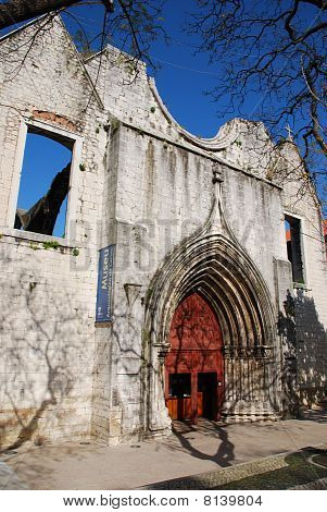 Carmo церковь Руины в Лиссабоне, Португалия