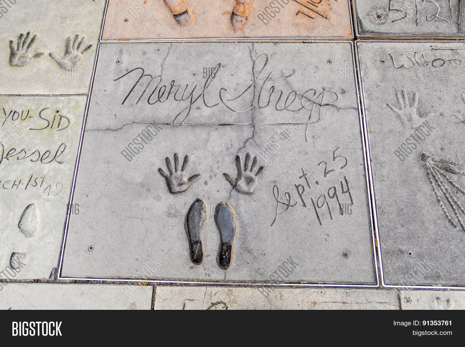 Handprints Hollywood Image & Photo (Free Trial) Bigstock