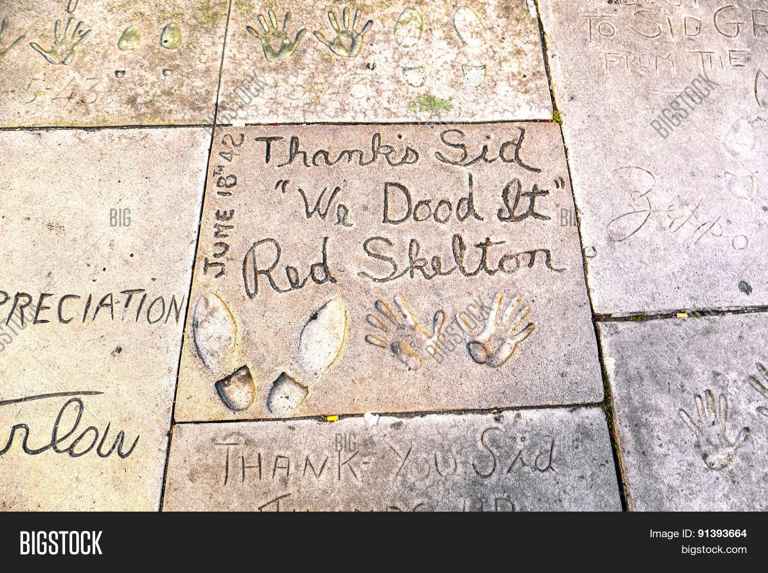 Handprints Hollywood Image & Photo (Free Trial) Bigstock