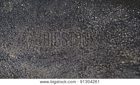 texture of the asphalt