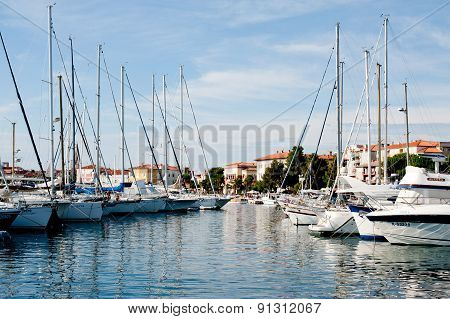 Port In Porec, Croatia