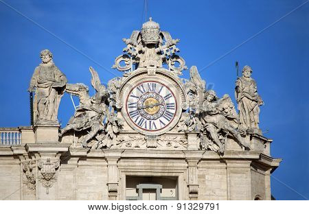 St. Peter's Basilica. Vatican City, Rome, Italy