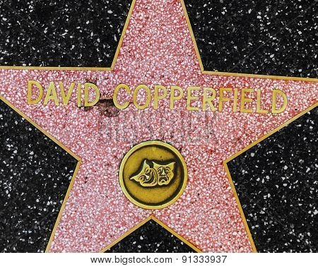 David Copperfields Star On Hollywood Walk Of Fame