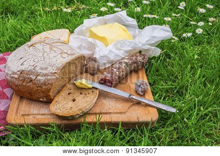 Picnic On A Farm