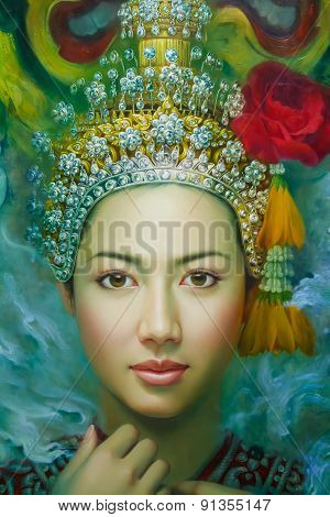 Art Exhibit His Kho Yai Art  Museum In Bangkok