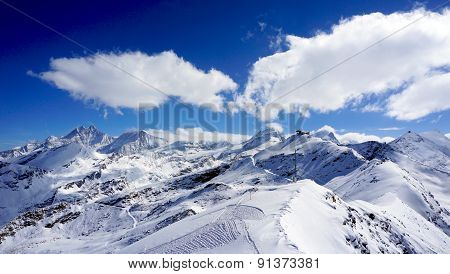 Snow Alps Mountains
