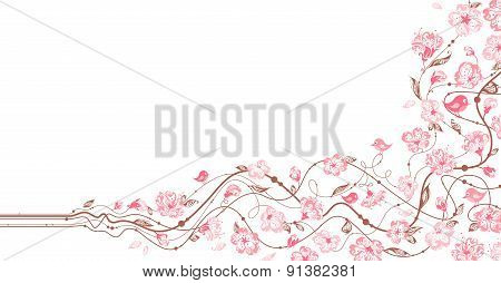 Spring Floral Ornament.