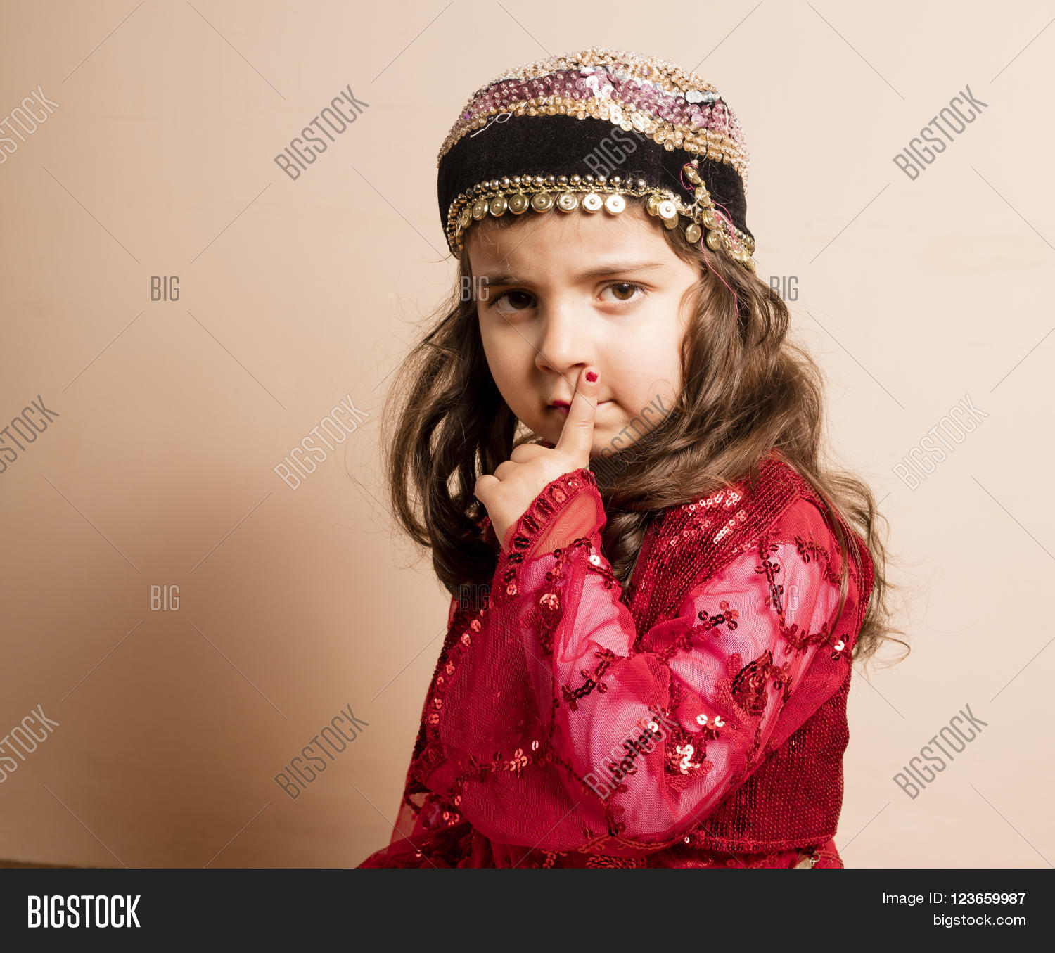Kurdish Girl Red Image & Photo (Free Trial) Bigstock