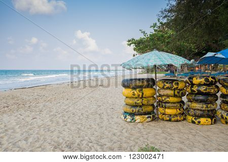 ubber ring on the beach for rent Rayong ,Thailand.