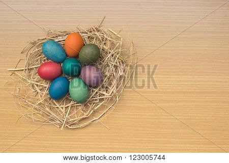 Easter eggs colorful Easter Festival, Easter day