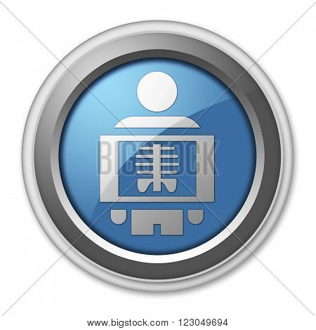 Image Picture Icon Button Pictogram with X-Ray symbol