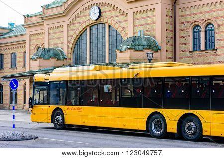 Bus Outside Station