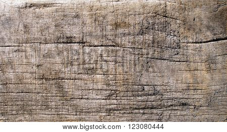 Grunge wooden background. Weathered wooden board texture photo. Close-up of old rustic cracked texture.
