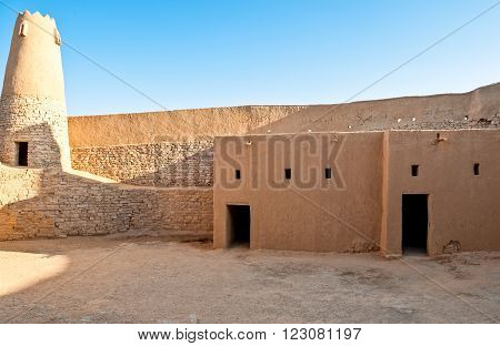 Domat Al-Jadal, Al Jauf province, the old village adiacent to the fortress.