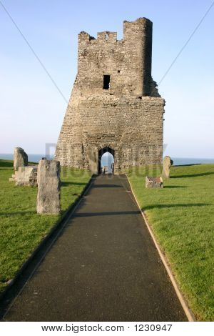 Aberystwyth Kalesi, Galler, Birleşik Krallık