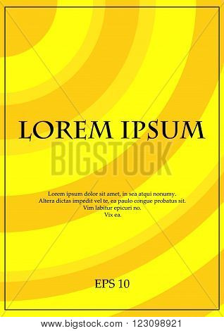 A4 abstract modern circles background for text