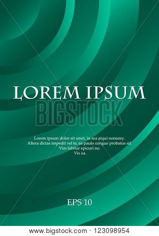 A4 abstract modern circles background for text