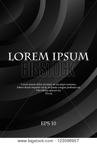 A4 abstract modern circles background for text