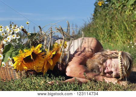 Man In The Sunflowers