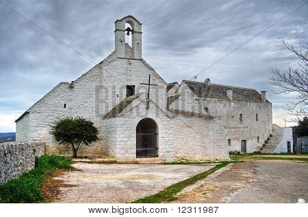 St. Maria di Barsento Church. Noci. Apulien.