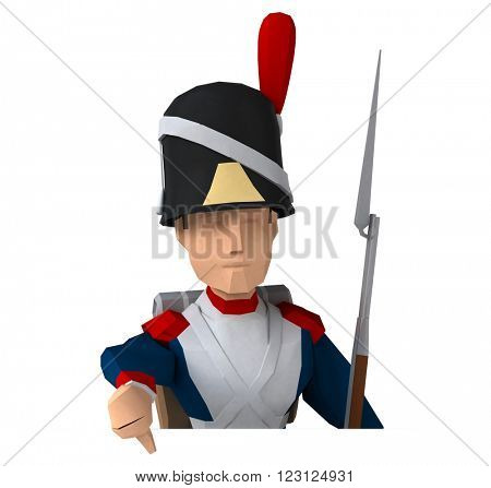 Napoleonic grenadier