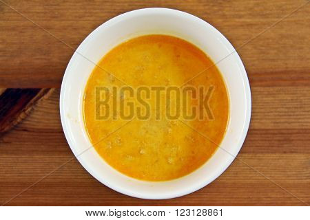 Thai curry dish mainly made from fish and coconut milk