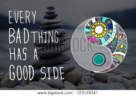 Experience Good Positive Qoute Encouragement Concept