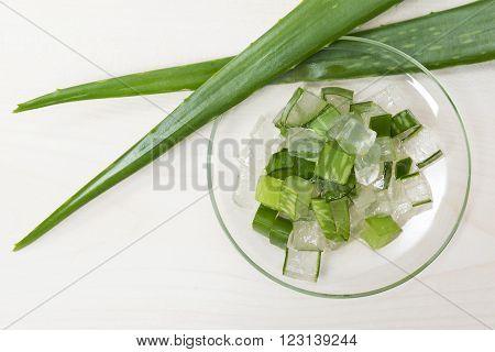 Natural aloe vera organic scin care cosmetics specks