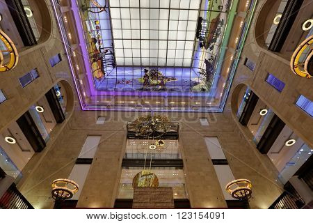Interior Of The Central Children's World In Moscow