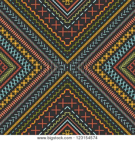 Seamless Ethnic Pattern.