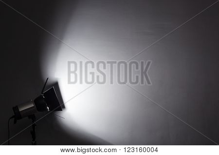 Equipment for photo studios and fashion photography. Background