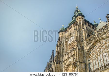 View Of The St.vitus Cathedral In Prague, Czech Republic.