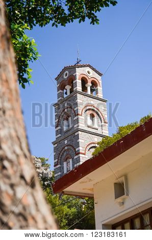 Selinari Monastery Is Located In The Picturesque Island Of Crete (greece)