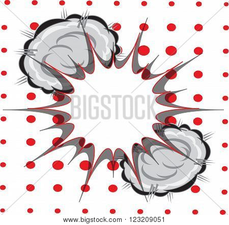 Comic speech bubble, comic background, design for comic background