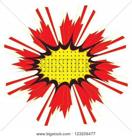 Comic speech bubble, comic background, design for comic background